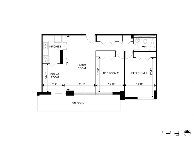 2_bed402_floor_plan